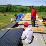 Solar House Panel Installation