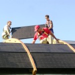 Solar House Panel Installation