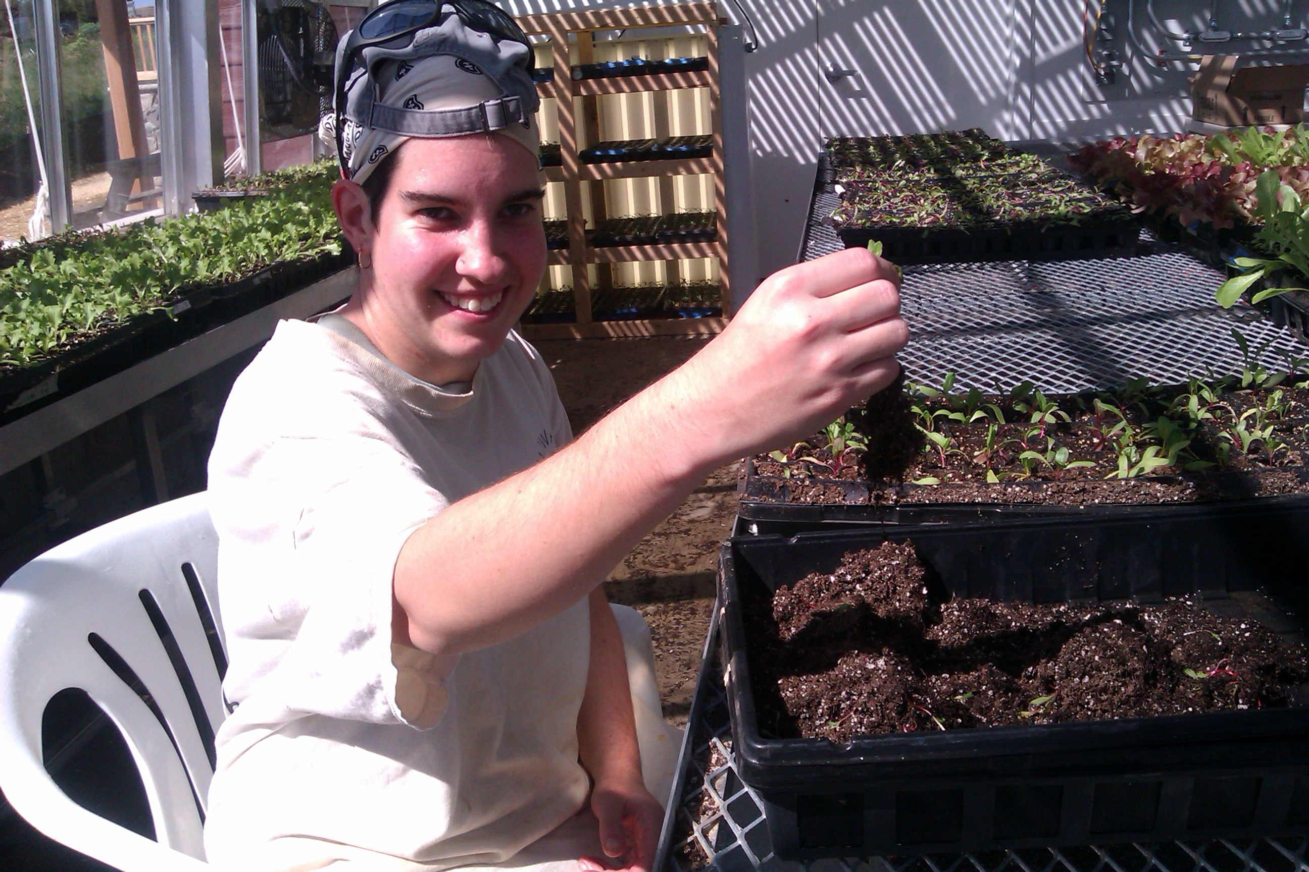 Sam and the chard